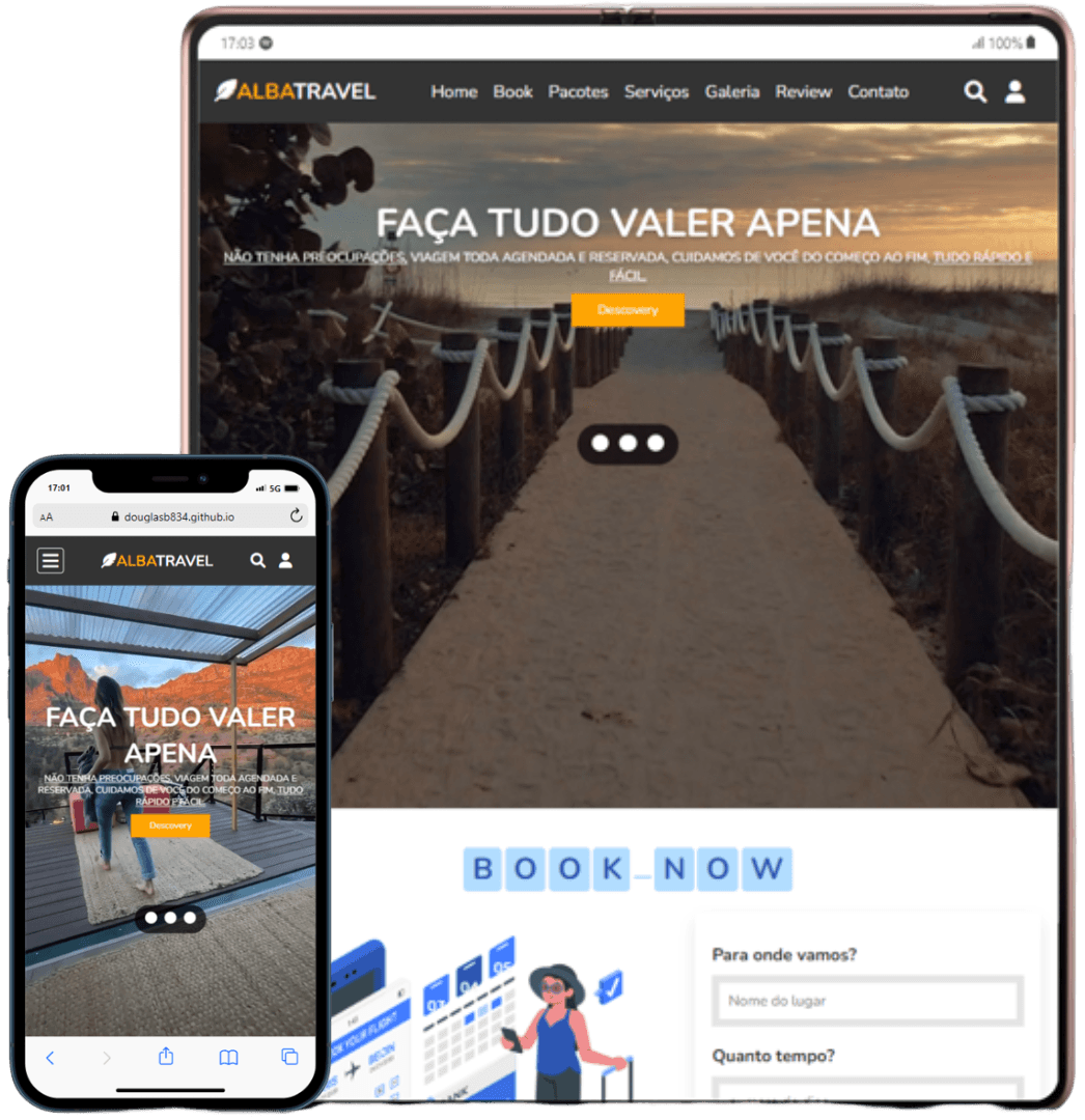 Site de Viagem Albatreval